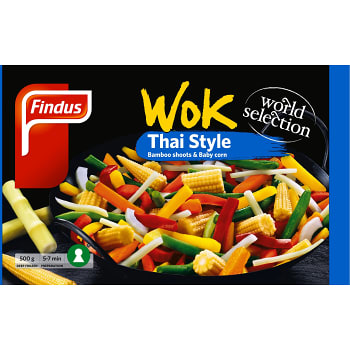 Wok thai Fryst 500g Findus