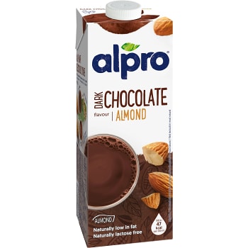 Mandeldryck Mörk Choklad 1l Alpro