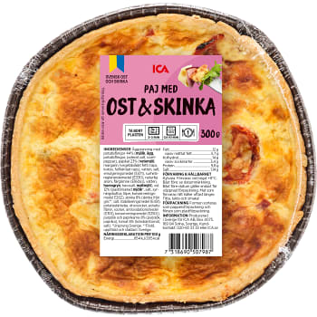 Ost &amp; Skinkpaj 300g ICA