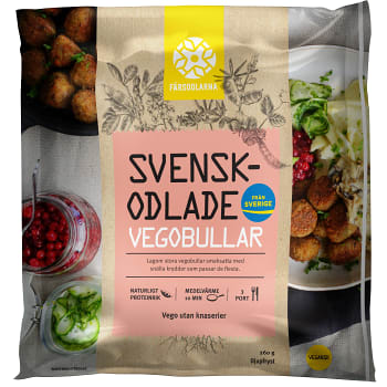Svenskodlade Vegobullar 260g Svenska Färsodlarna