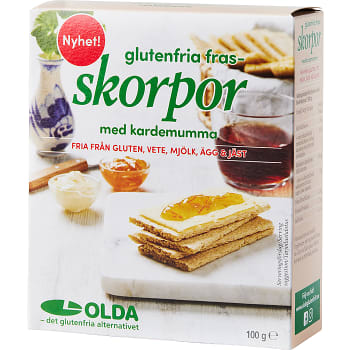 Frasskorpor glutenfria 100g Olda
