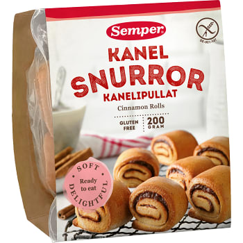 Kanelsnurror Glutenfritt 200g Semper