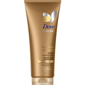 Summer Revived Brun utan sol Medium to Dark 200ml Dove