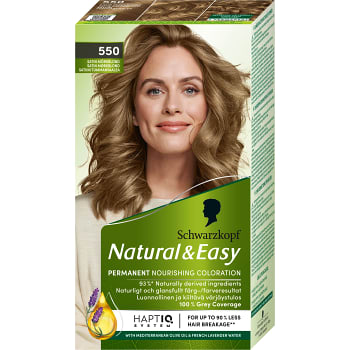 Hårfärg Natural &amp; Easy Satin Mörkblond 550 1-p Schwartzkopf