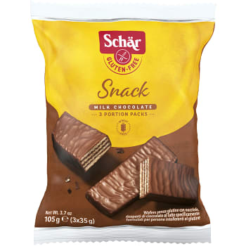 Snack rån med nötkräm och choklad 105 g Schär