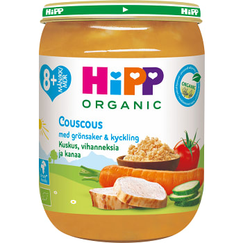 Couscous grönsaker & kyckling Från 8m Ekologisk 190g 