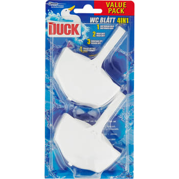Toalettrengöring WC blått Doftblock 2-p 80g Duck
