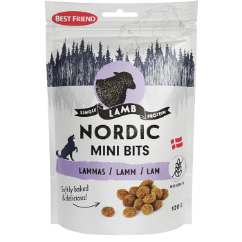 Hundsnacks Nordic Mini Bits Lamm 120g Best friend
