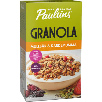 Granola Mullbär &amp; kardemumma 450g Paulúns