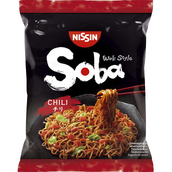 Soba Bag Chili 111g Nissin