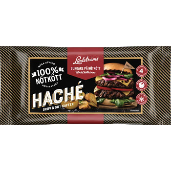 Hachéburgare på nötkött 520g Lindström