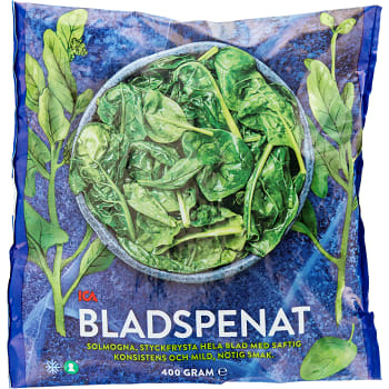 Bladspenat Fryst 400g ICA