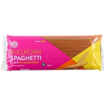 Spaghetti fullkorn 1kg ICA Gott Liv