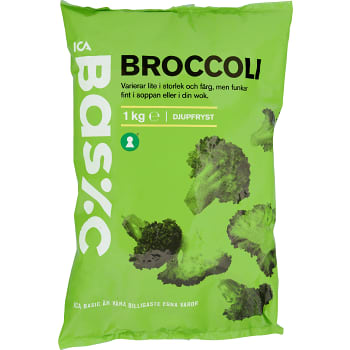 Broccoli Fryst 1kg ICA Basic