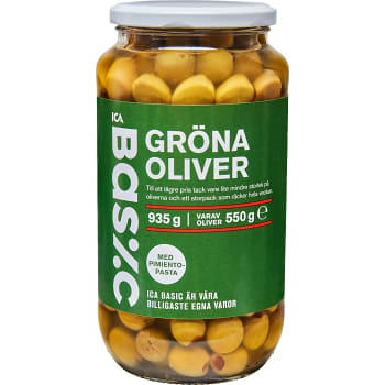 Oliver Gröna med Pimento 935g ICA Basic