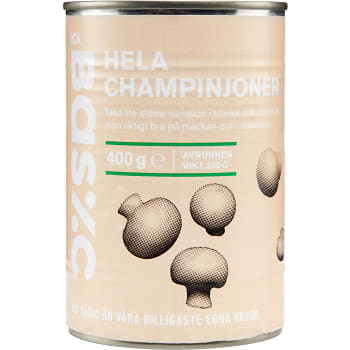 Champinjoner Hela 400g ICA Basic