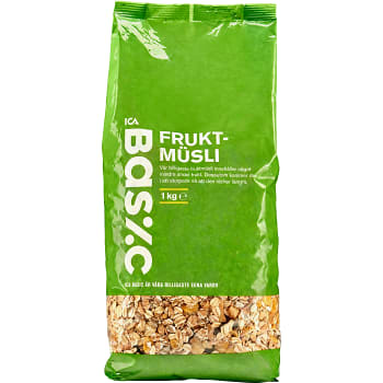 Müsli Frukt 1kg ICA Basic