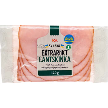 Lantskinka Extrarökt 120g ICA