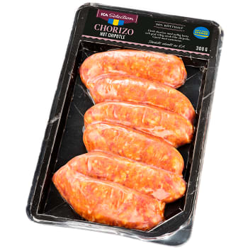 Minichorizo hot chipotle 300g ICA Selection