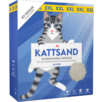 Kattsand klumpbildande 10l ICA