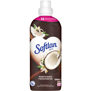 Sköljmedel Coconut and White Flower 650ml Softlan
