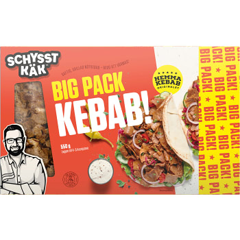 Kebab big pack 550g Schysst käk