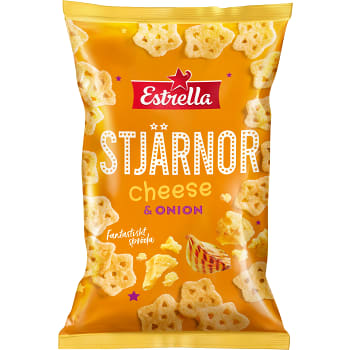 Stjärnor Cheese &amp; Onion 85g Estrella