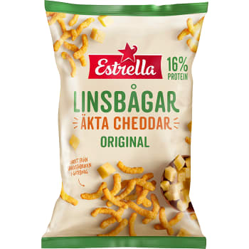 Linsbågar Äkta Cheddar 125g Estrella
