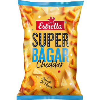 Superbågar Cheddar 175g Estrella