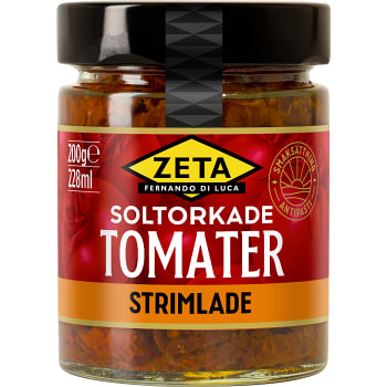 Strimlade Soltorkade tomater 200g Zeta