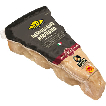 Parmigiano Reggiano Lagrad 22mån ca 500g Zeta