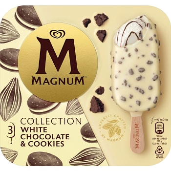 White Choco &amp; Cookies 3-p Magnum