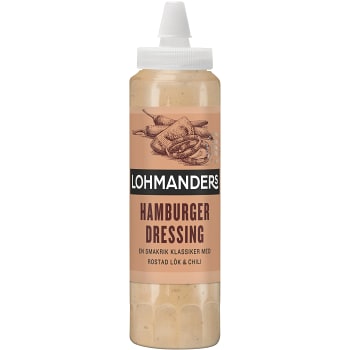 Hamburgerdressing 250 ml Lohmanders