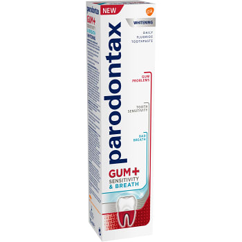 Tandkräm Gum+Sensitivity&amp;Breath Whitening 75ml Parodontax