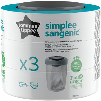 Blöjhinksrefill  Simplee Sangenic 3-p Tomme Tippee