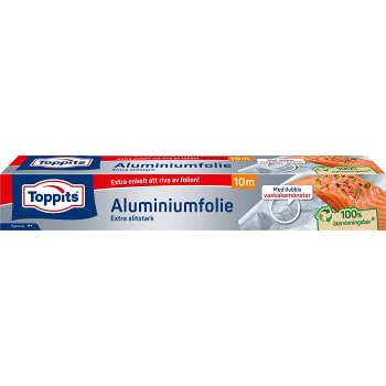 Aluminimfolie Extra slitstark 10m Toppits
