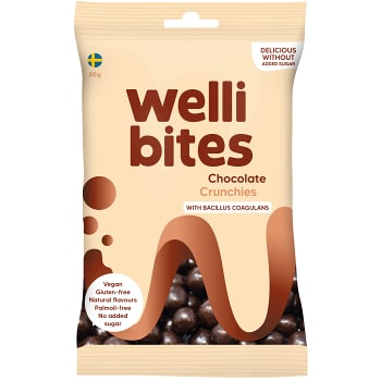 Godis Chocolate crunchies 50g Wellibites