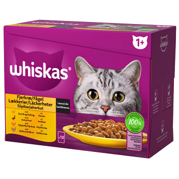 Kattmat i sås Fågel 12-p Whiskas