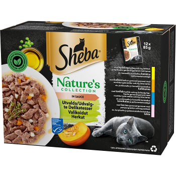Kattmat Natures collection Mix 12-p 85g Sheba