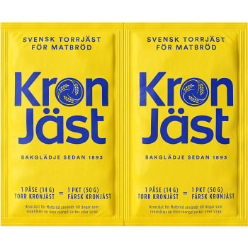 Torrjäst Matbröd 14g 2st Kronjäst
