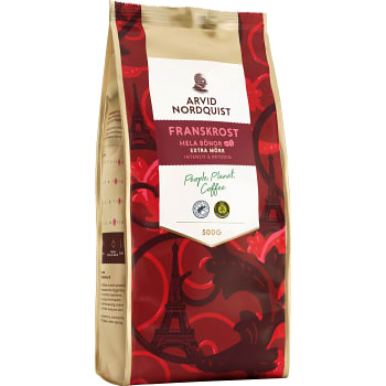 Kaffe Franskrost Hela bönor 500g Arvid Nordquist