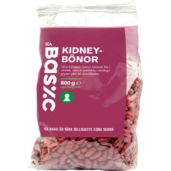 Kidneybönor 800g ICA Basic