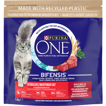 Torrfoder Steril cat Oxe 1.5kg Purina ONE