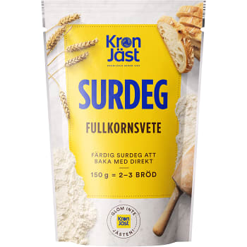Surdeg fullkornsvete 150g Kronjäst