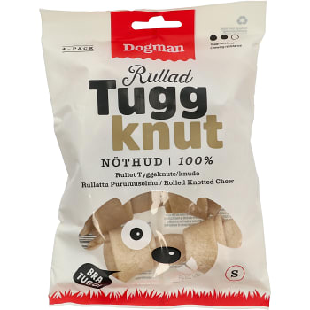 Tuggknut rullad Small 4-p 130g Dogman