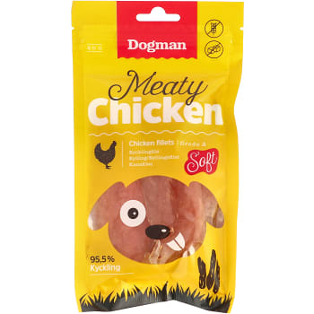 Hundgodis Chicken Soft Fillet 80g Dogman