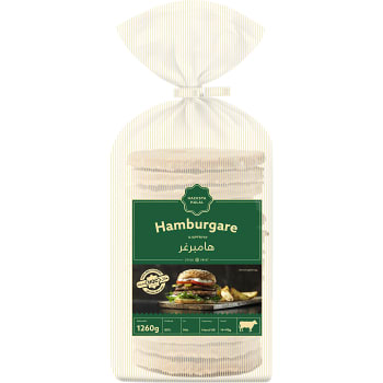 Hamburgare 1260g Hacksta Halal