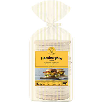 Hamburgare Hacksta 1260g Köttdisk