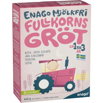 Fullkornsgröt Mjölkfri 1-3 år 16 port EnaGo