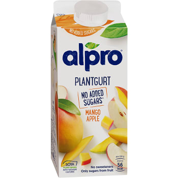 Plantgurt Mango Äpple osötad Laktosfri 750g Alpro